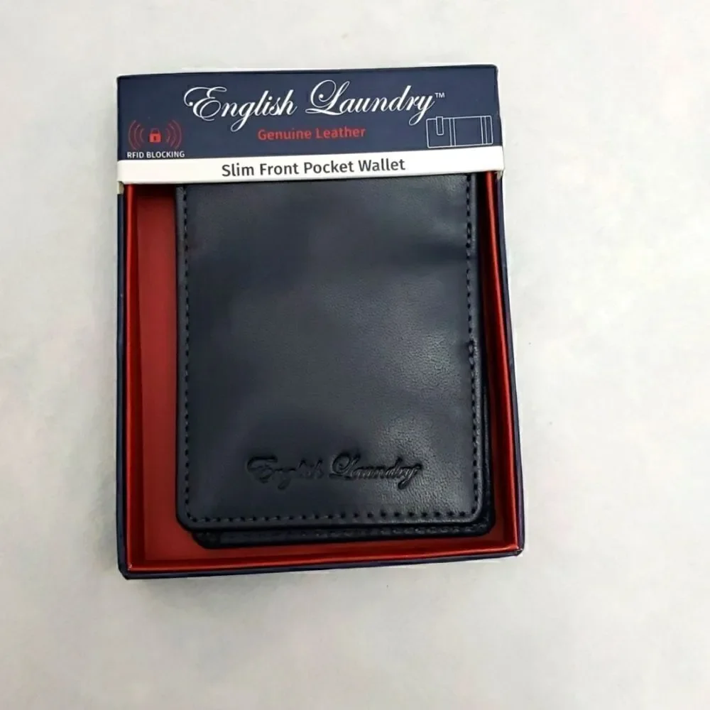 English Laundry Money Clip Pocket Wallet New